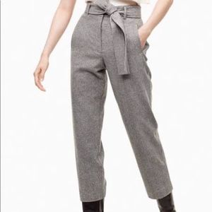 Aritzia Wilfred Trouser - light grey
